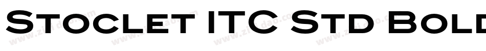 Stoclet ITC Std Bold字体转换